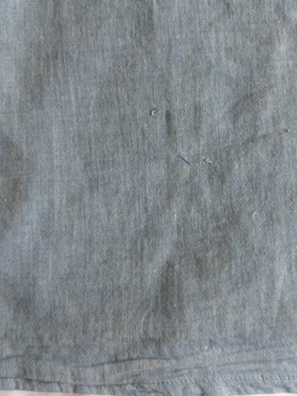 Embroidered Chambray Boho Tank Top Sleeveless V-Neck Blouse XXL Cottagecore READ - Picture 10 of 10